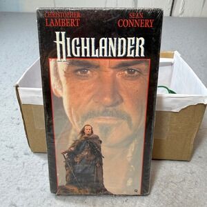 Republic Pictures Highlander VHS Movie Christopher Lambert Sean Connery Good R